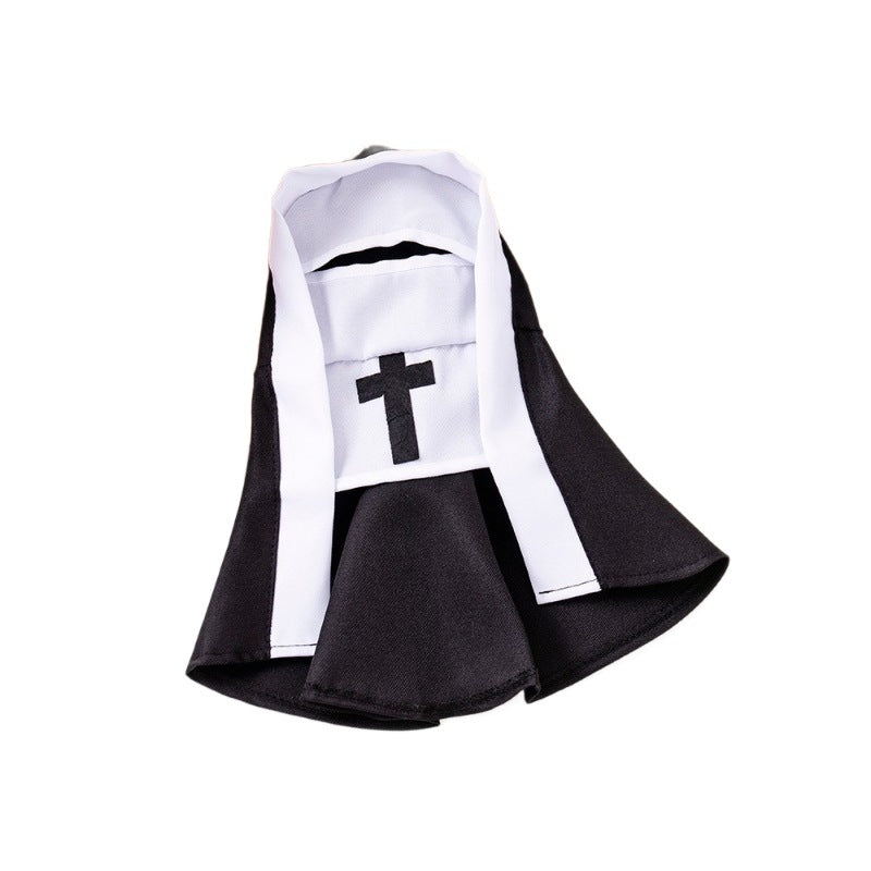 Nun costume for cats and dogs
